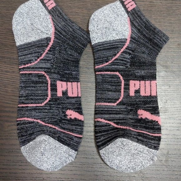 Women's puma socks - PINK & BLACK - new (never worn) - Picture 1 of 4